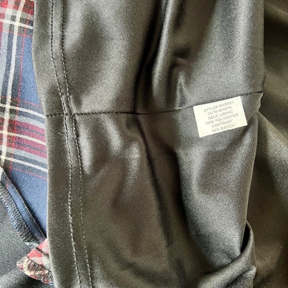 Eva Franco - A-line Tartan Print Dress (6) - Picture 5 of 6